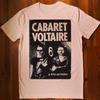 Винтажная футболка группы Cabaret Voltaire, белая, полных размеров S-4XL