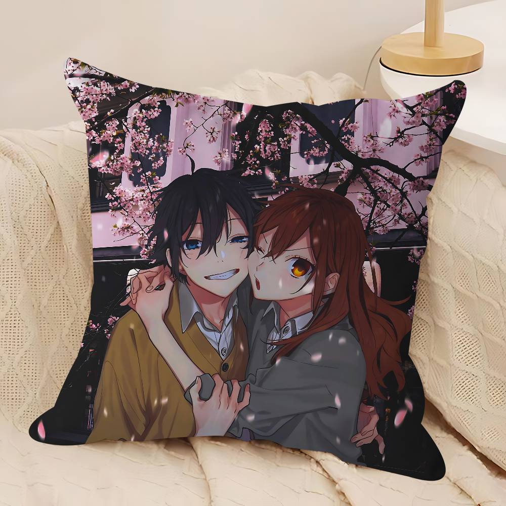 Аниме H-Horimiya Персонализированная наволочка для подушки Детская спальня Декор для бурной вечеринки Наволочка Подарок на день рождения ребенка