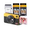 KODAK Mini Shot 2 Retro 4PASS Instant Camera Photo Printer 8 Camera Bodies 60 Sheets Yellow 2-in-1 & (5,3x8,6cm) + + Bundle,