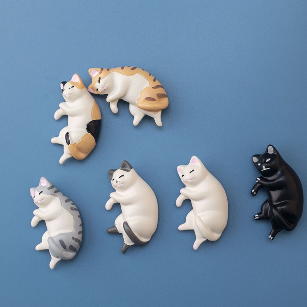 Simulation Cat Resin Accessories Resin Lazy Cat Miniatures Message Photo Wall