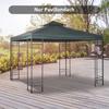 Gazebo Roof Replacement, for 3 x 3(m) Frames - Grey