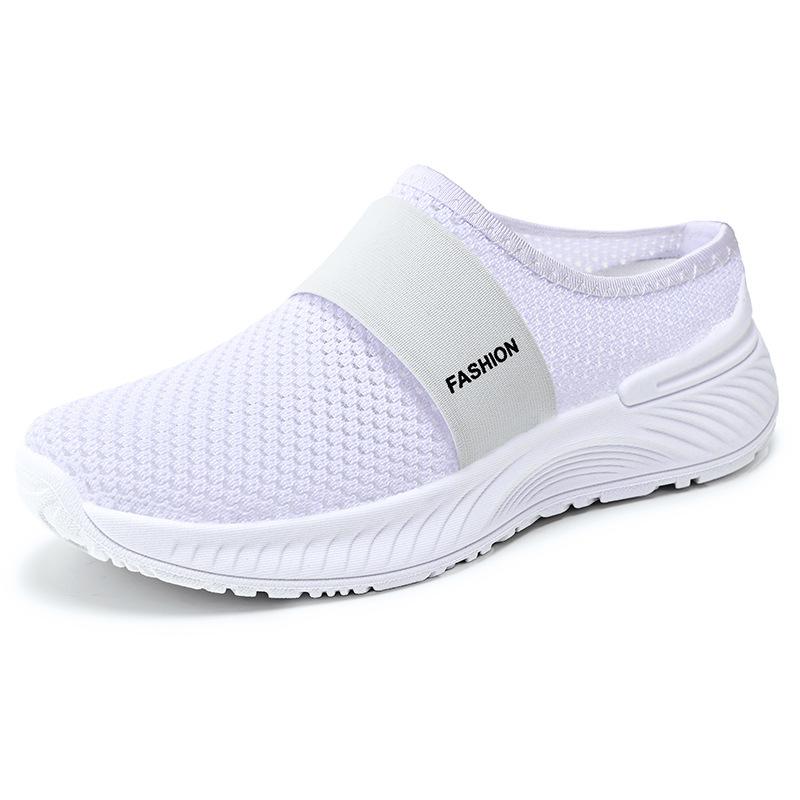 Shoes Women's Summer Casual Shoes Are Breathable and Not Stuffy, Mesh Shoes, One Foot and a Half Slippers, Soft Soles Are Not Tired, Lazy Shoes
