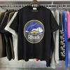 Summer new European and American trendy brand R unisex couple's loose pullover short-sleeve T-shirt, youth short-sleeve T-shirt