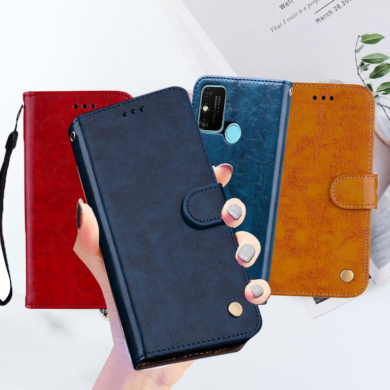 Кожаный чехол-книжка-бумажник для Samsung Galaxy A01 Core A51 A71 A21S A11 A31 M11 M12 A50 A70 A30 A22 A52 A32 A10 S20 S21 Plus, чехол-книжка, чехол-кошелек