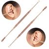 Double Head Stainless Steel Spiral Earpick Ear Scoop Earwax Digging Tools