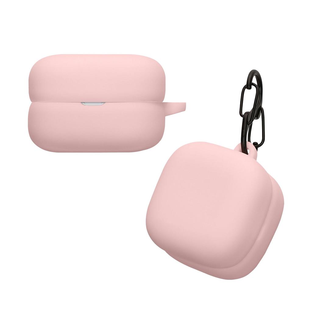 Kwmobile Чехол для наушников, совместимый с Sony LinkBuds Open Case, беспроводные наушники, силиконовый, защита от падений, античный розовый, WF-L910 -