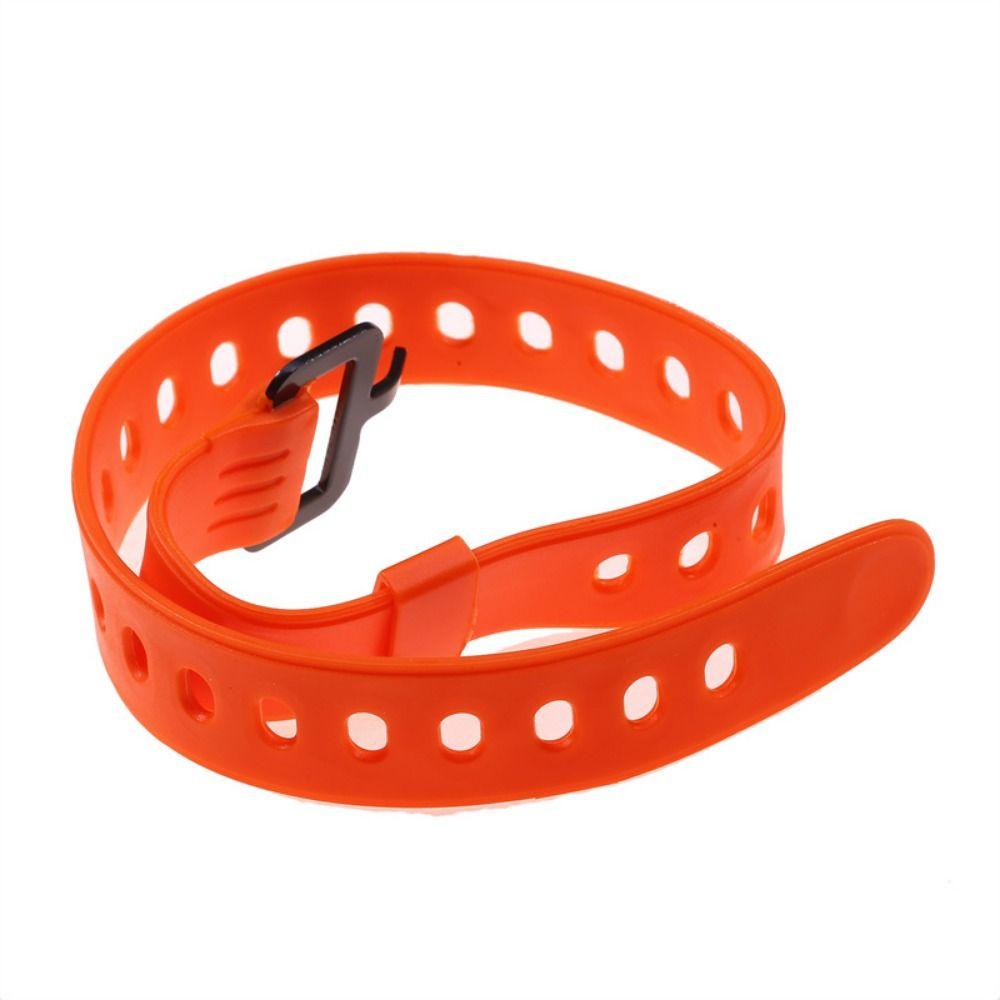 2Pcs Multi-purpose Ties Cable Straps Unbind Quickly Fastener Tape Rubber Tension Strap Cargo