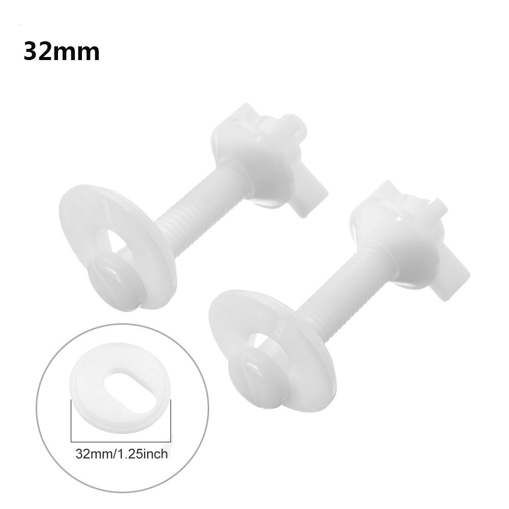 1Pair Hardware Easy Installation Repair Tools Bolts Bathroom Nut Fixing Screws Toilet Seat Hinges