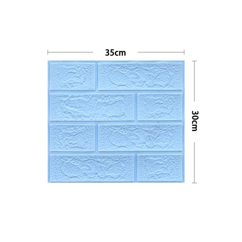 3d кирпичный узор настенный стикер самоклеящийся трехмерный мягкий водостойкий, предотвращающий столкновения