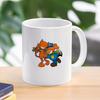 Movie Dog Man 300ml Cup Cartoon Dogman Children Ceramic Mugs Breakfast Coffee Cups Milk Tea Drinkware Kitchen Cup