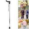Aluminium Alloy Lightweight Telescopic Adjustable Elderly Walking Stick Anti Skid Simple