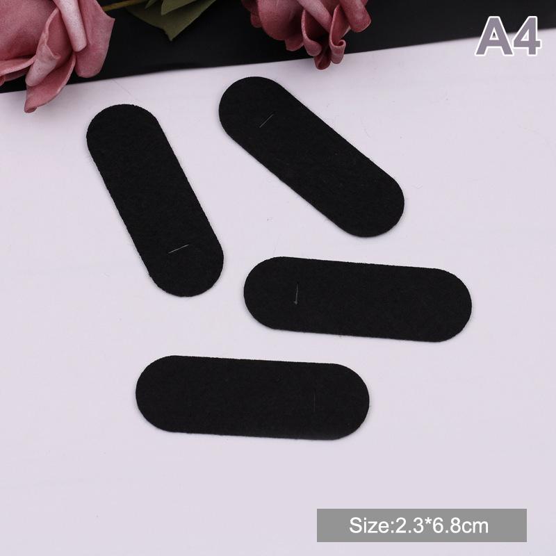 100 шт. овальные нетканые зажимы с каплевидными защелками, проставки, прямоугольные фетровые подушечки, нашивки