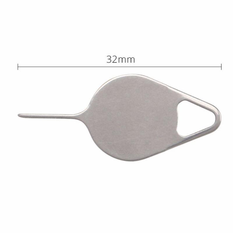 10pcs Sim Card Tray Ejector Eject Pin Open Key Removal Tool for IPhone Samsung Phone