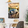 Peterbilt Heavy Trucks Custom Your Name Wall Decor Tapestry Art For Pet Memorial Birthdaywedding Party Backdrop Family Gift