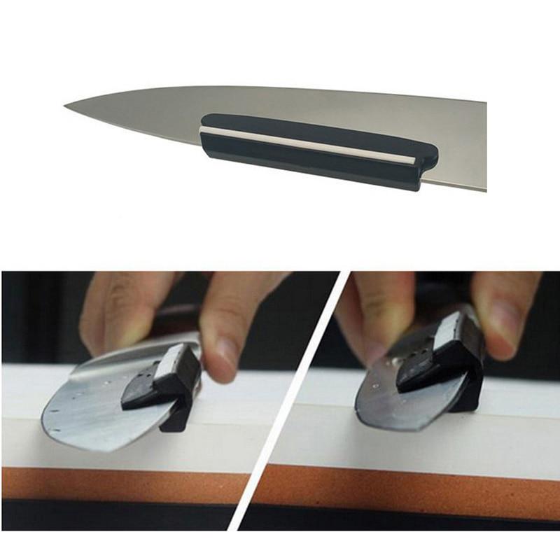 1 шт., угловая направляющая для заточки ножей, точилка для кухонных ножей, быстрая прецизионная заточка, гаджеты, кухонные инструменты, керамическая полоска