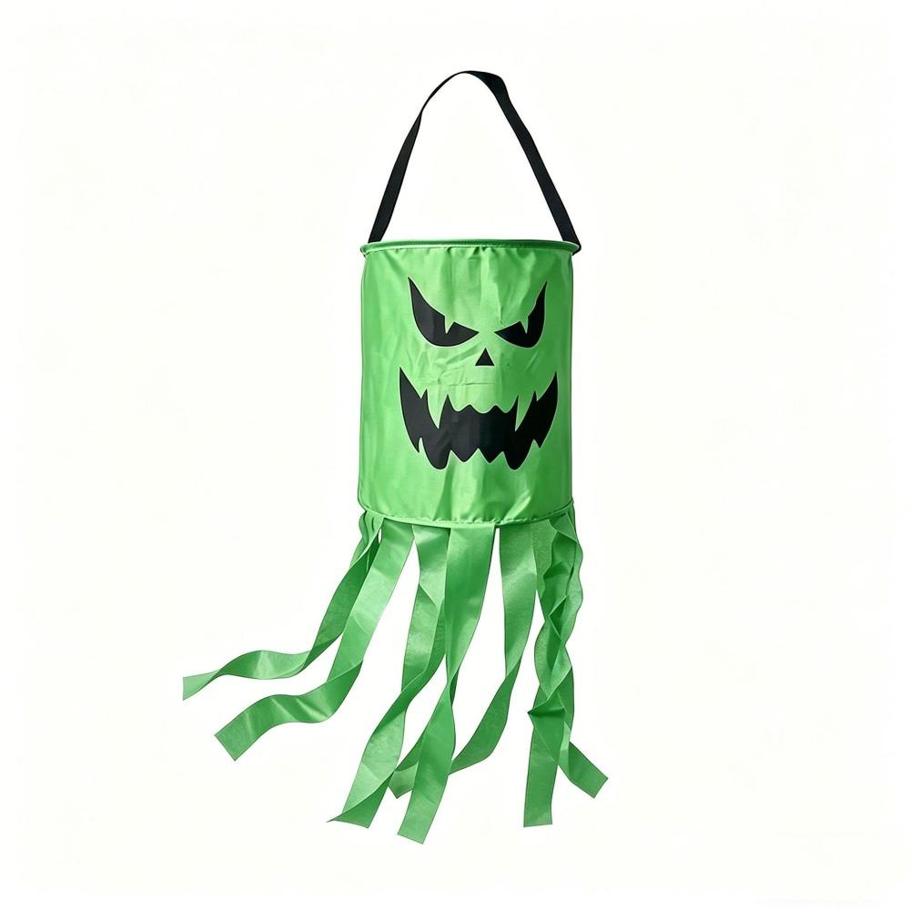 Large Opening Halloween Candy Bag Adjustable Strap Storage Pouch Halloween Festival