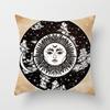 Home Bedroom Living Room Sofa Cushion Cover Decoration Sun Moon Mandala Series Pattern Printing Pillowcase