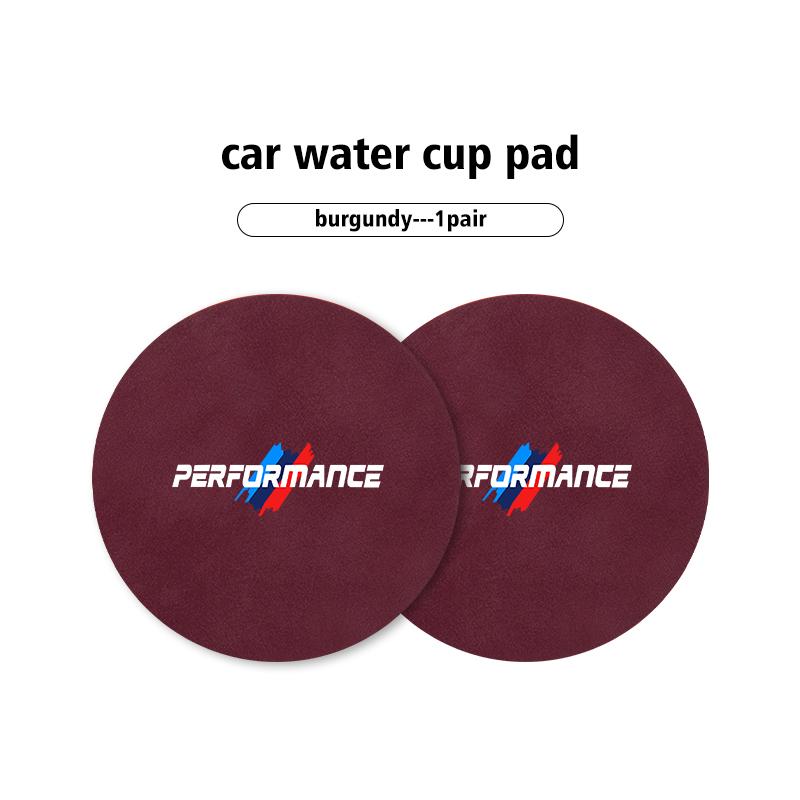 2pcs Car Coaster Water Cup Bottle Holder Anti-slip Pad Mat For BMW 1 3 5 Series G30 G32 G38 2021 2020 2019 2018 E46 E91