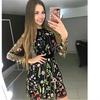 Богемное женское платье из сетки с вышивкой и цветочным кружевом Новое