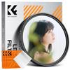 CONCEPT 49mm Multifunctional Filter Black Mist K&F 2-in-1 ND2-400 & 1/4 (Two-in-One Filter)