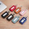 Waterproof Leather Car Key Fob Bag Visible Window Auto Remote Control Lock Key Purse