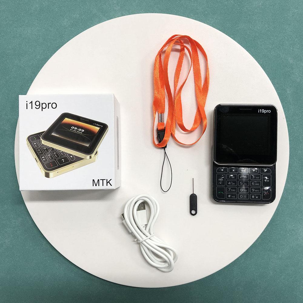 I19 Pro 2,4 дюйма, вращающийся слайдер, классический мини-телефон 2G с двумя SIM-картами, супер маленький телефон, несколько цветов, дополнительный карманный мобильный телефон