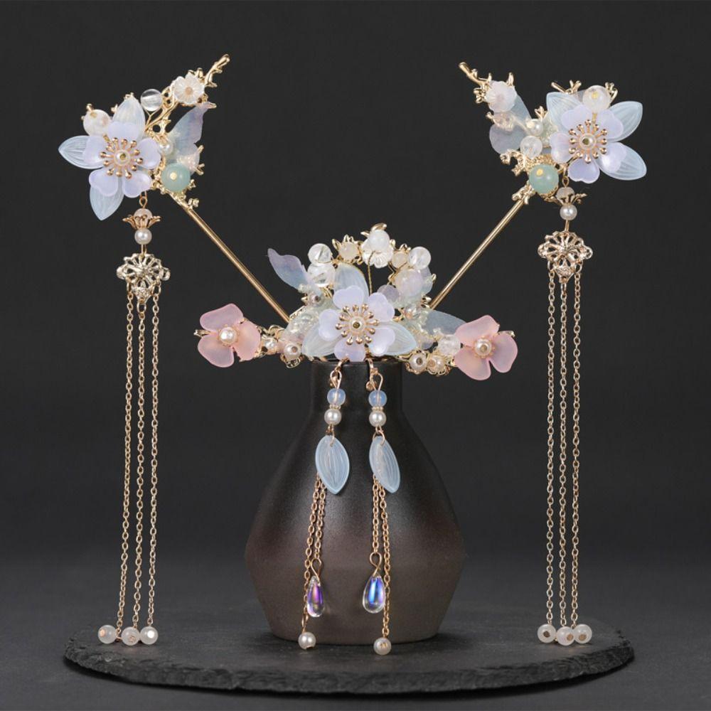 Светлые цвета свадебное платье аксессуары для волос пластиковые серьги шпильки набор свадебный головной убор помолвка