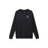 Jordan Fleece-Lined Warm Sports Crew Neck Sweatshirt Men Tops Black DC6716-010