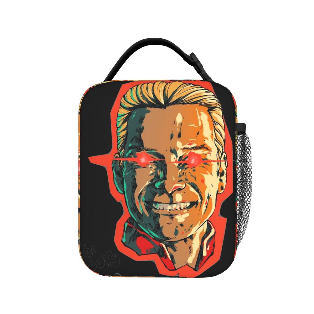 The Boys Homelander Insulated Lunch Bags Leakproof Reusable Thermal Bag Tote Lunch Box School Outdoor Food Handbags