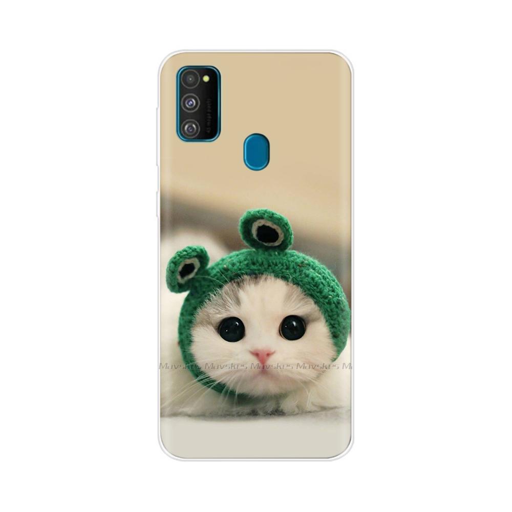 Для Samsung Galaxy M21 M30S Чехол Задняя крышка Прозрачный Мягкий Силикон ТПУ Чехол для телефона Для Samsung M21 M30S Прозрачный Ударопрочный Coque Оболочка