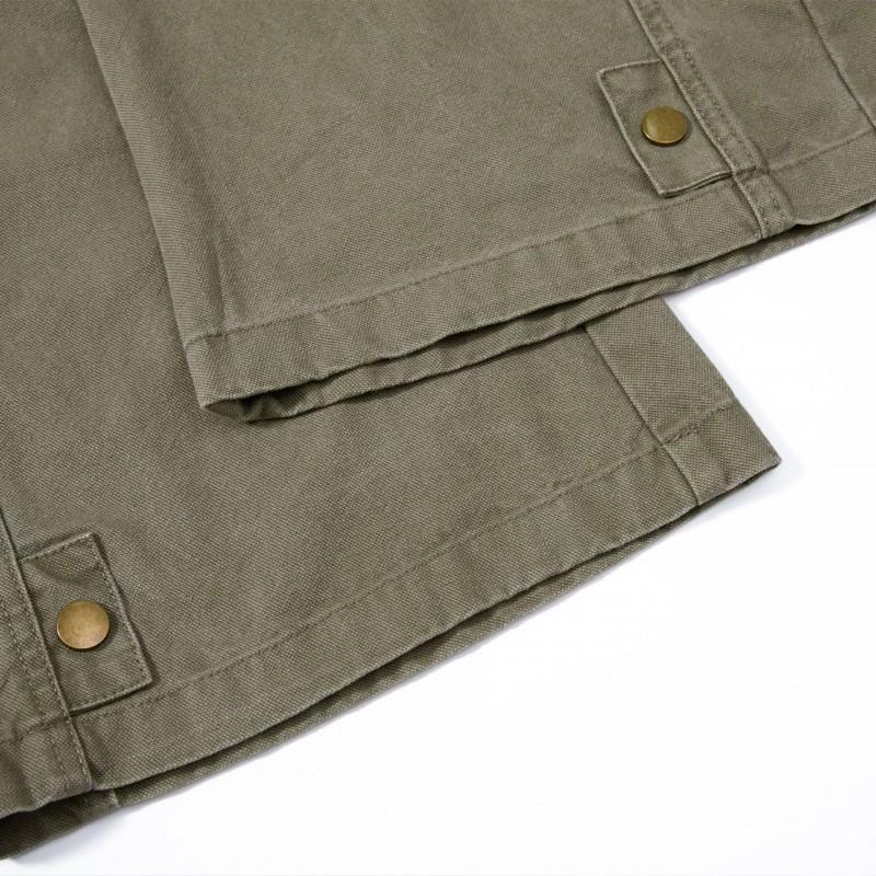 Mens Loose Fit Cargo Pants Cotton Workwear Streetwear Vintage Utility Trousers Casual