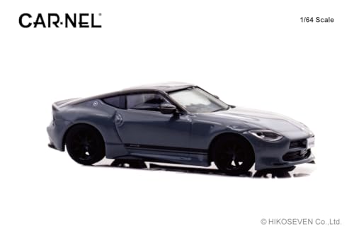 CARNEL Масштаб 1/64 Nissan Fairlady Z Версия ST Кастомизированное издание 2023 Серый стелс/Супер черный Готовое изделие