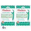 Flackers Micro Mint Dental Floss, 36 Packs, 6 Pcs.