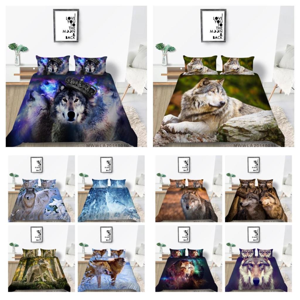 Покрывала для дома, новый модный пододеяльник из микрофибры, крутой волк, подарок для детей, детский пододеяльник