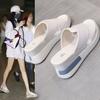 Wedge Heel Slippers Women's Platform Fashion Outer Wear 2024 Summer Internet Celebrity New Fish Mouth High Heels Soft Leather Sandals Tide
