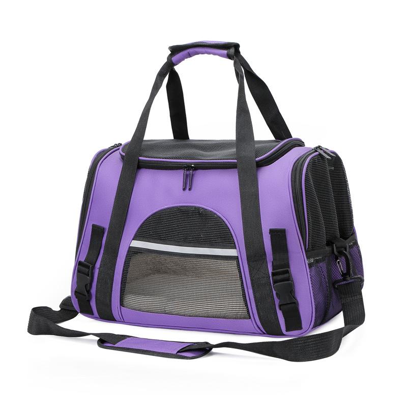 Pet Carrying Bag Cat Breathable Tote Bag Foldable Traveling Dog Bag Large Capacity