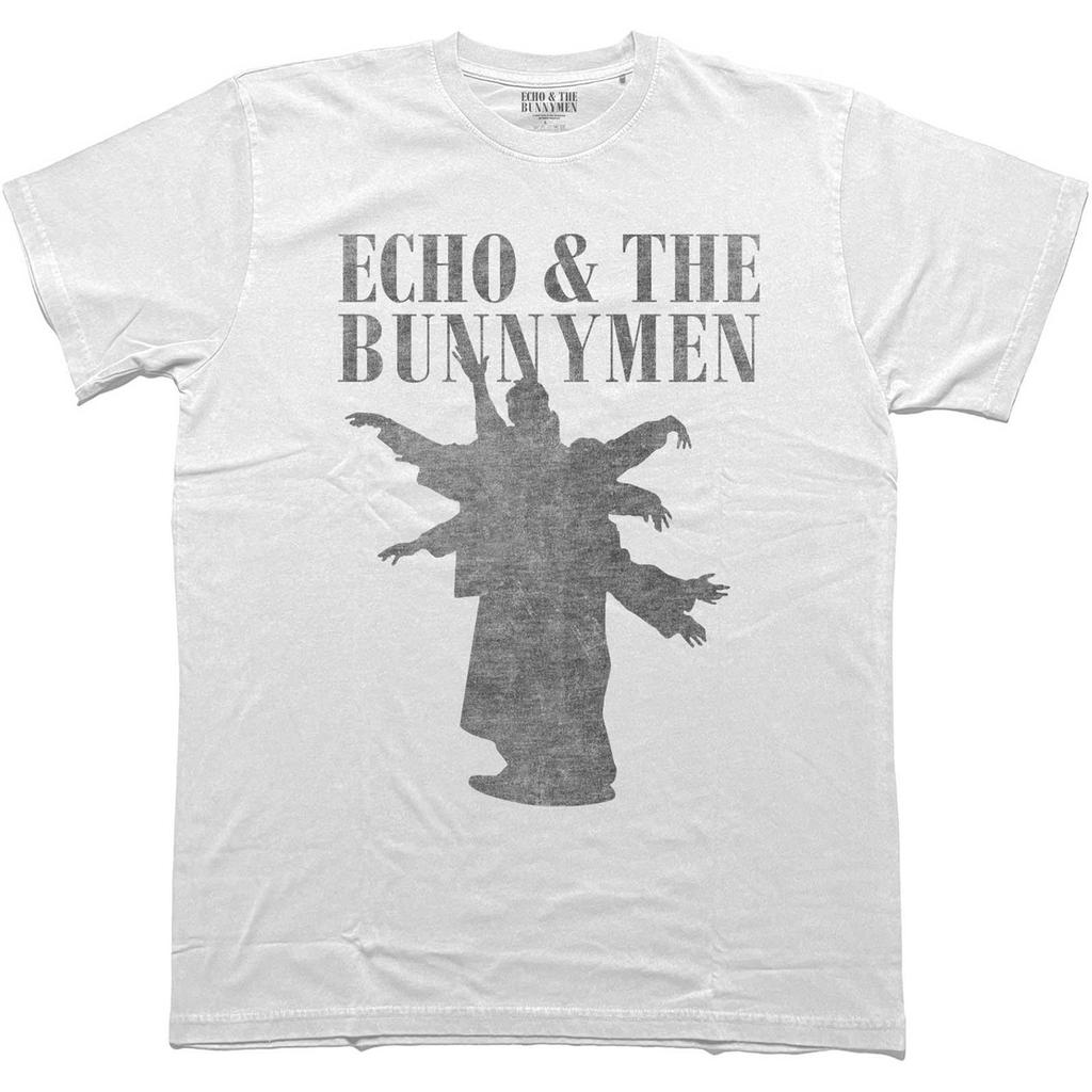 Футболка унисекс с силуэтом для взрослых Echo & The Bunnymen