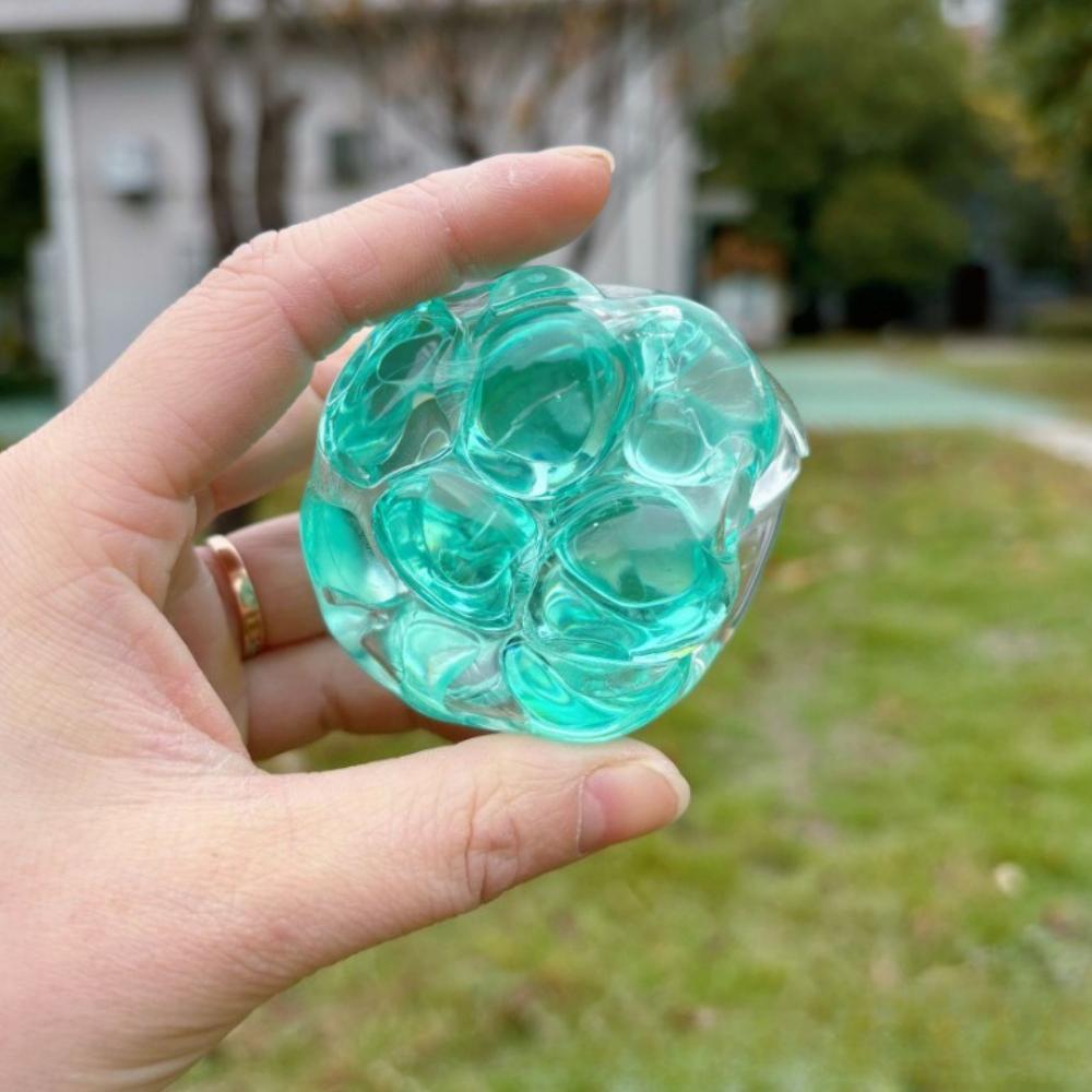 Сквоши Мячик-антистресс с цветным шумом, Хрустящая игрушка для сжатия для снятия тревоги, Формуемая игрушка-непоседа для взрослых детей, Подарок для релаксации