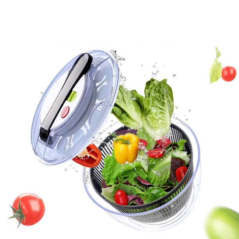 Ручной сушилка для овощей для кухни, корзина для мытья и слива овощей, таз для мытья салатов