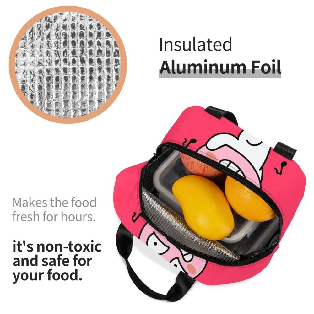 Funky Apeach Insulated Lunch Bag for Women Office Cooler Thermal Food Box Tote Portable Lunch Boxes Container