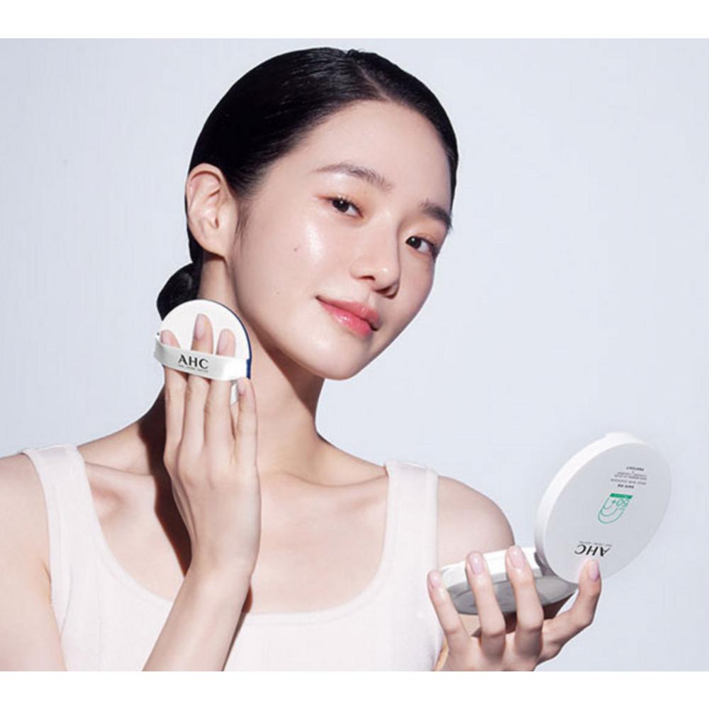 AHC Safe-On Mild Sun Cushion SPF50+ PA++++, 25g, 4 Pieces