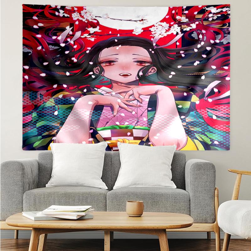 1PC Vibrant Anime Characters K-pop music group Tapestry Accessories for Bedroom,Livingroom, dormitory Room Wall Decor Fan Birthday Gifts