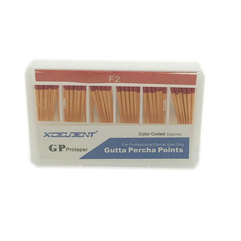 Пенал Gutta Paper 60 шт. в коробке Впитывающие штифты F1 F2 F3 Для стоматологического использования Корневая эндодонтия