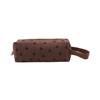 With Handle Pencil Case Heart Print Stationary Storage Bag New Pen Bag  Students