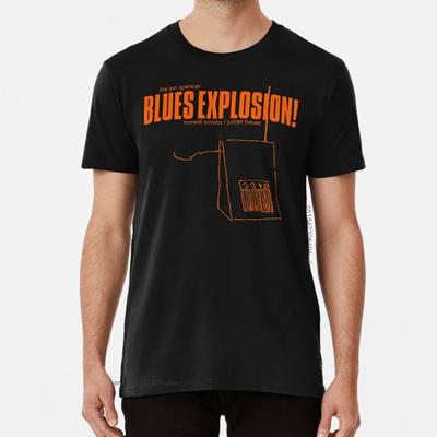 Jsbx Рубашка Футболка Бензопила Jon Spencer Blues Explosion Оранжевая Бензопила Russell Харадзюку Аниме Новые Топы Футболка