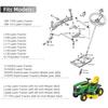 Комплект для ремонта рулевого сектора и шестерни для L Series 155C 190C D100 D105 D110 D120 садовых тракторов-газонокосилок