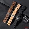 Винтажный ремешок из натуральной кожи для Omega для Samsung Galaxy Watch 6 5 4 Мягкий дышащий браслет из коровьей кожи 18 20 мм 22 мм