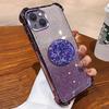 Luxury Shockproof Glitter Holder For Silicone Ring Spark Go 2025 Case For Tecno Spark Go 1 20 10 Pro With Holder Stand Cover