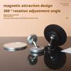 Magnetic Coffee Extraction Mirror Espresso Shot Mirror Aluminum Alloy 360° Adjustable for Bottomless Portafilter Barista Tools