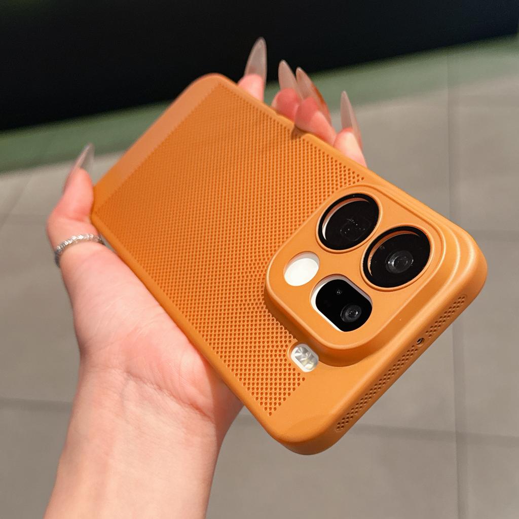Жесткий чехол для телефона с защитой от перегрева для OPPO Find X9 Pro, охлаждающая сотовая сетка, ПК-чехол, корпус